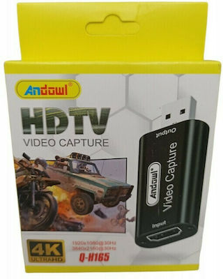 Andowl Q-H165 Video Capture για Laptop / PC και σύνδεση USB-A / HDMI