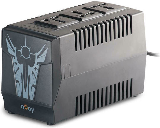 NJOY Paladin 1000 Σταθεροποιητής Τάσης 1000VA με 3 Πρίζες Ρεύματος