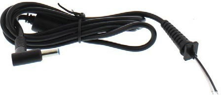 Well DC - Cable 4.5x3.0 PIN για Laptop HP 1.2m Μαύρο (74335)