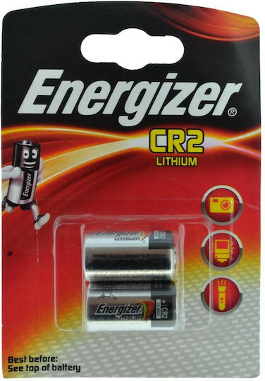 Energizer Μπαταρίες Λιθίου CR2 3V Μιας Χρήσης (Long Life) 2τμχ