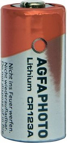 AgfaPhoto Lithium-Photo Batterie CR123 3V Einweg (Lange Lebensdauer) 1 Stück