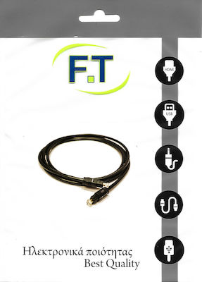 Optical Audio Cable TOS male - TOS male Μαύρο 3m (FTT16-019)