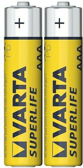 Varta Superlife Μπαταρίες Zinc AAA 1.5V 2τμχ