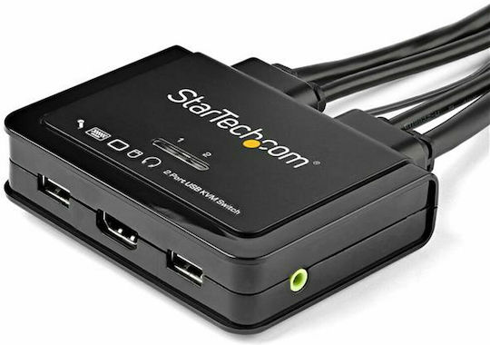 StarTech 2 Port DisplayPort KVM Switch 4K 60Hz