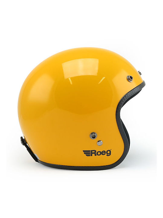 Roeg Jett Sunset Yellow Gloss Κράνος Μηχανής Jet ECE 22.05