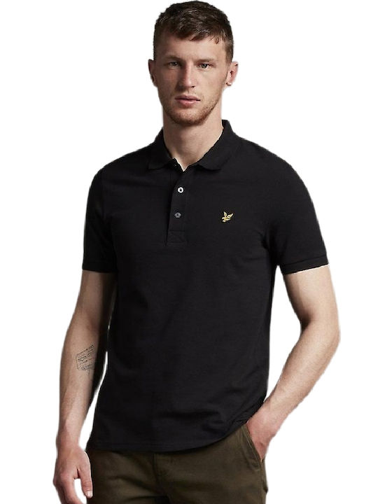 Lyle and Scott Men's Short Sleeve Blouse Polo Black