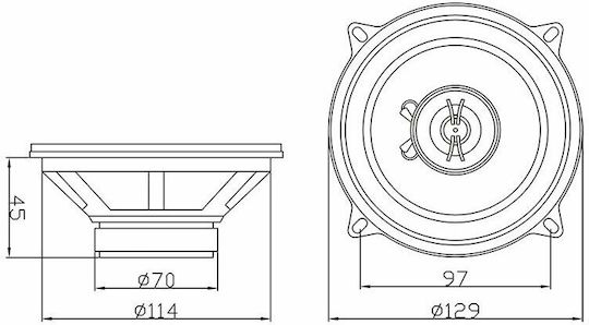Blow Auto-Lautsprecher S-130 5.25" (2 Weg)