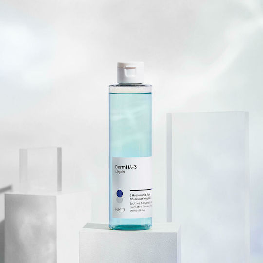 Purito DermHA-3 Liquid Facial Toner with Panthenol and Hyaluronic Acid 200ml