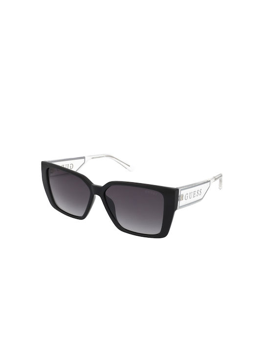 Guess Women's Sunglasses with Black Plastic Frame and Black Gradient Lens GU7818 01Β