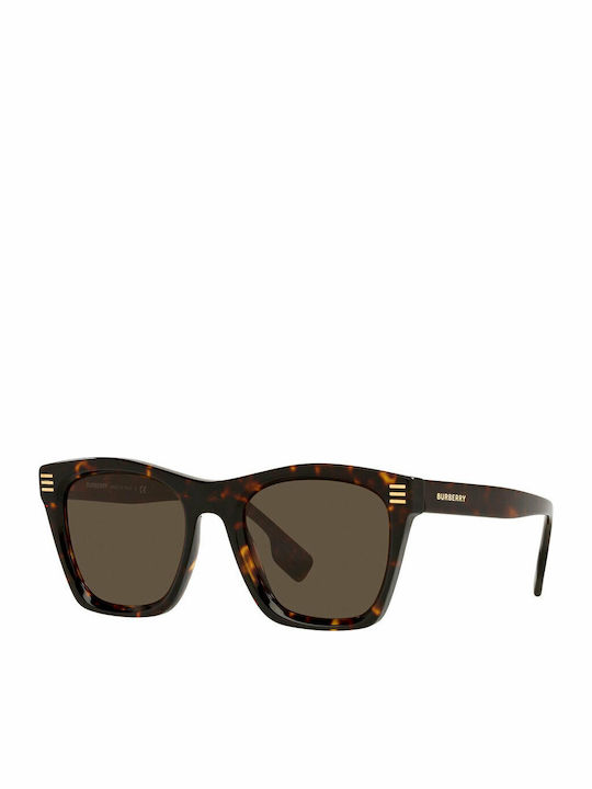 Burberry Cooper Men's Sunglasses with Brown Tartaruga Plastic Frame and Brown Lens BE4348 300273