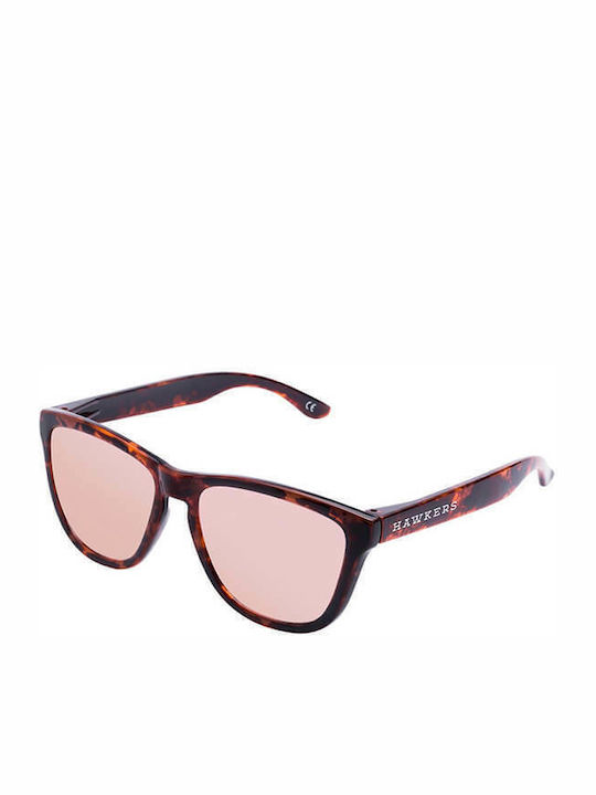 Hawkers Unisex Γυαλιά Ηλίου με Καφέ Κοκκάλινο Σκελετό και Καθρέφτη Φακό HKRS2092