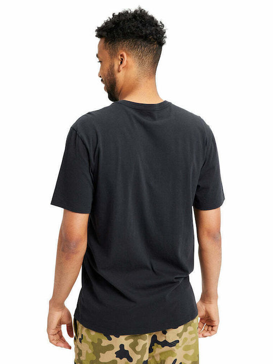 Burton Horizontal Mountain Men's Short Sleeve T-shirt Black