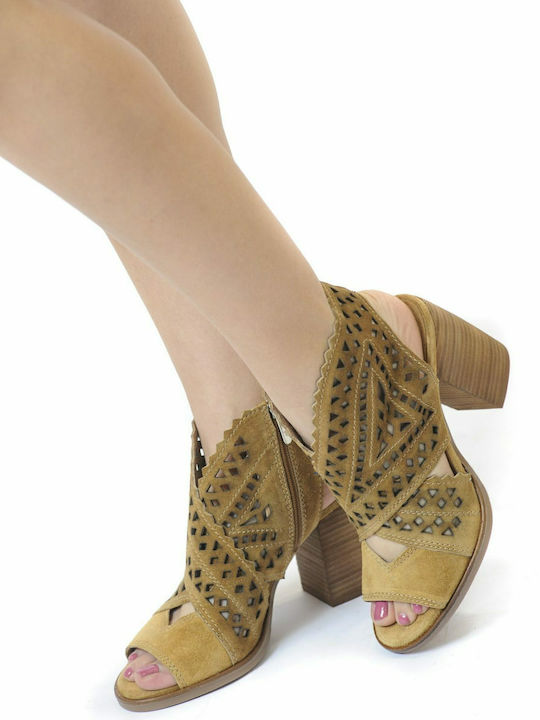 Sandalen Tabac Braun