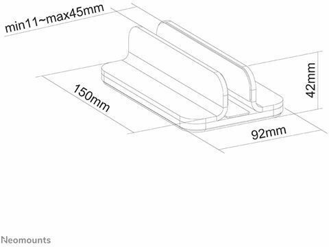 Neomounts Стойка за Лаптоп до 17" Сребрист (NSLS300)