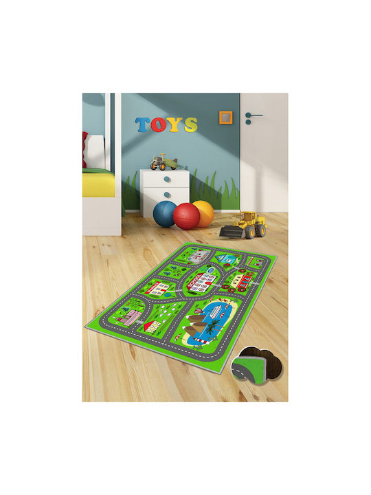 Beverly Hills Polo Club Kids Synthetic Rug Road 100x150cm