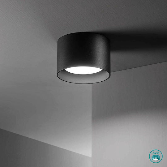 Ideal Lux Spike PL1 Single Spot with Socket GX53 in White Color