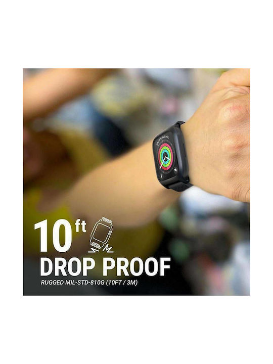 Catalyst Defense Πλαστική Θήκη σε Μαύρο χρώμα για το Apple Watch 45mm