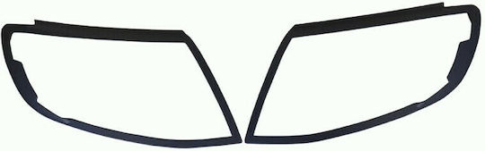 Front Headlight Masks for Volkswagen T6 for Ford Ranger Front Headlight Eyebrows in Matte Black Gr 103 Bl Ford Ranger T6 2012-2016