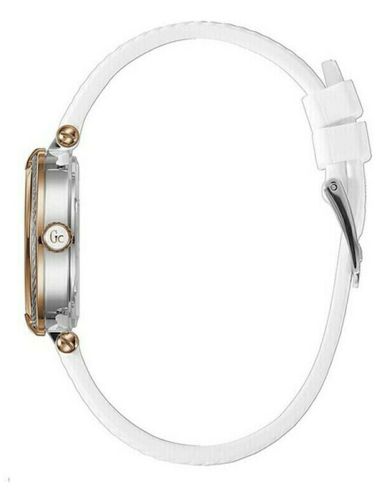 GC Watches Cablechic Ρολόι Μπαταρίας με Καουτσούκ Λουράκι GC Watches Cablechic Ρολόι Μπαταρίας με Καουτσούκ Λουράκι