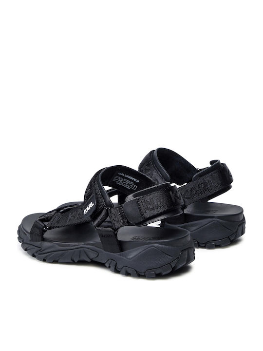 Flache Sandalen für Damen in Schwarz Farbe