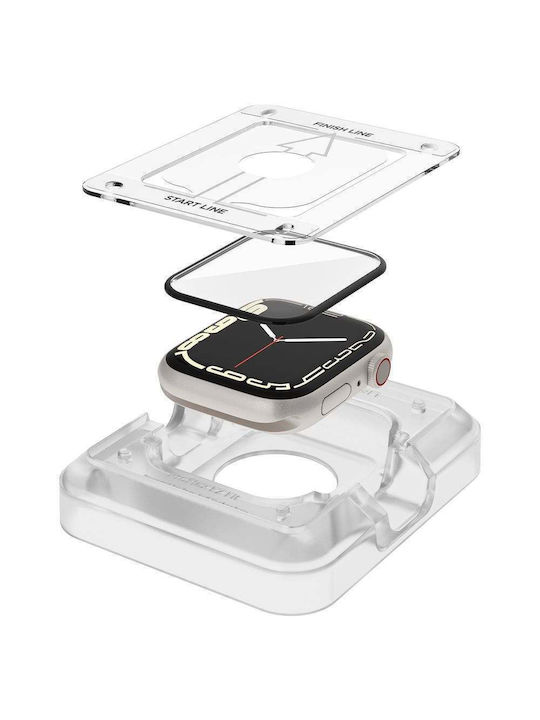 Spigen Proflex Ez Fit Tempered Glass for the Apple Watch 45mm 2pcs AFL04051
