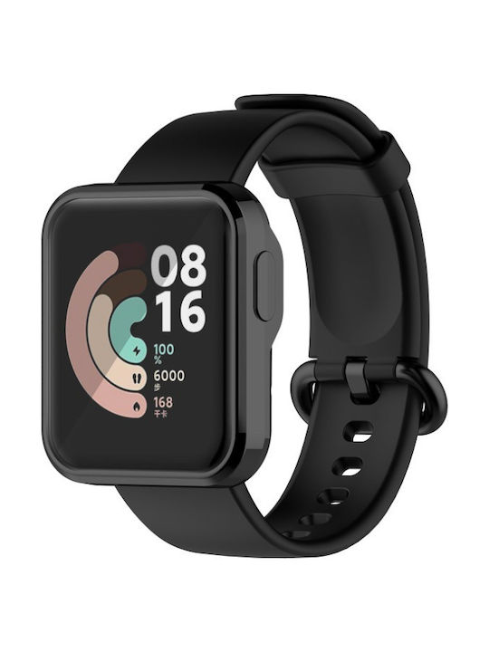 Θήκη Σιλικόνης σε Μαύρο χρώμα για το Mi Watch Lite