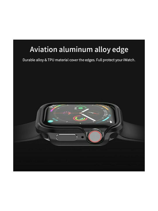 Wiwu Defence Armor в Черен цвят за Apple Watch 44 мм