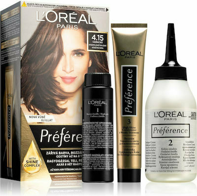 L'Oreal Paris Preference Set Vopsea de Păr 4.15 Caracas 60ml