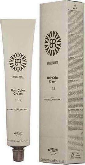 Bulbs & Roots Haarfärbemittel Permanenter Farbstoff Ohne Ammoniak 9.09 Hellblond Silber 100ml
