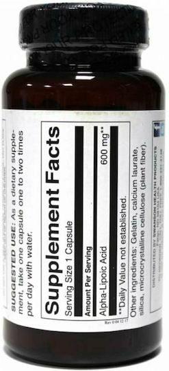 Swanson Ultra Alpha Lipoic Acid 600mg Special Food Supplement 60 Capsules
