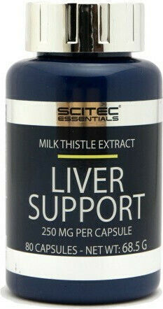 Scitec Nutrition Liver Support 250mg Alte Suplimente Alimentare 80 Capsule
