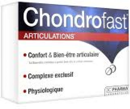 3C Pharma Chondro FAST Joints Supplement for Joint & Bone Health 60 tabs