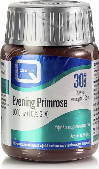 Quest Evening Primrose Oil Nahrungsergänzungsmittel Für Die Wechseljahre 30 Kapseln