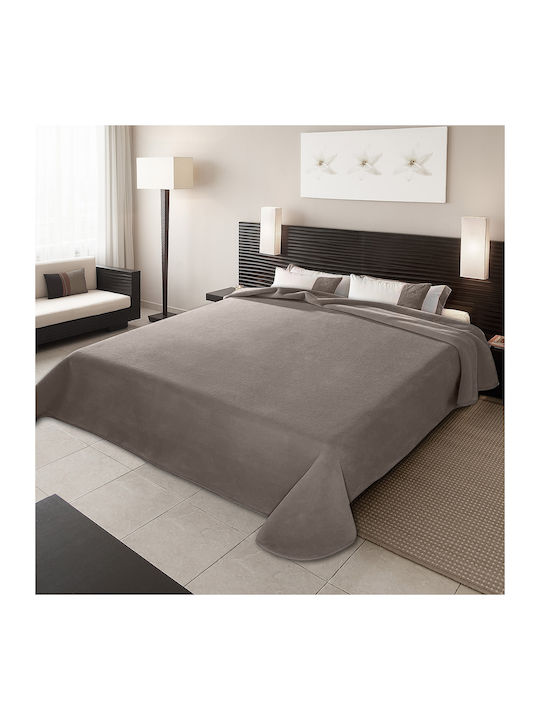 Adam Home Ster Plain Decke Babydecken Samt Überdoppel 220x240cm. Plain Taupe 55