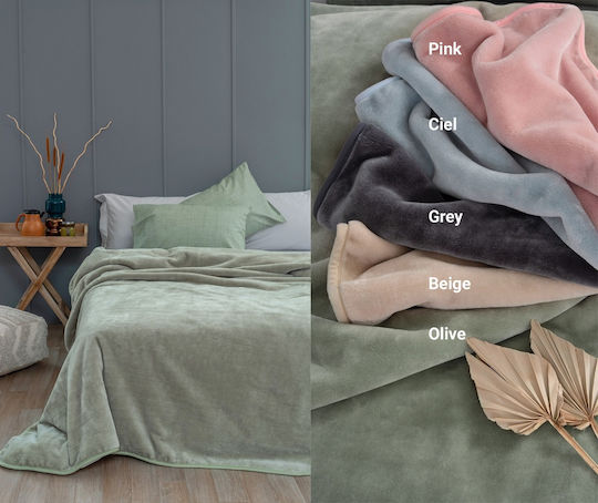 Palamaiki Dream Velour 2 Velvet Blanket Single 160x220cm Pink