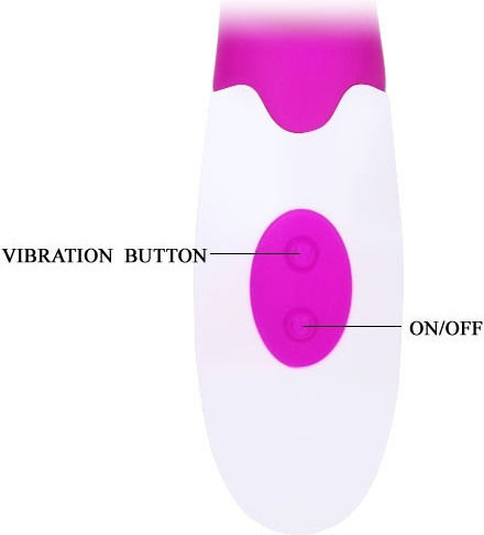 Pretty Love Vibe Alvis Δονητής Rabbit 20cm Purple