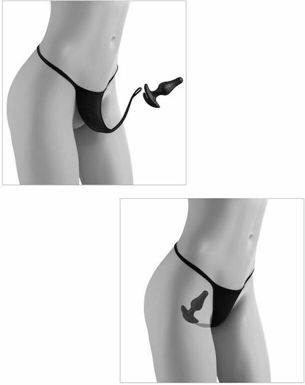 Pipedream Hook Up Panties Crotchless Pleasure Pearl Plus Size