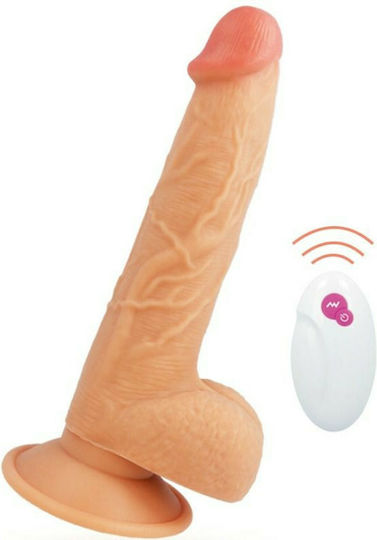 Cyber Silicock Realistischer Vibrator mit Fernbedienung 23,9cm Flesh