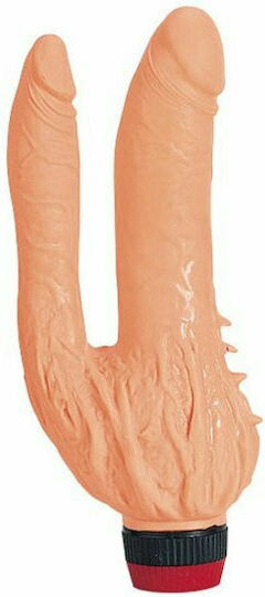 Seven Creations Perfect Pleasures Double Διπλός Δονητής 17.5cm Flesh