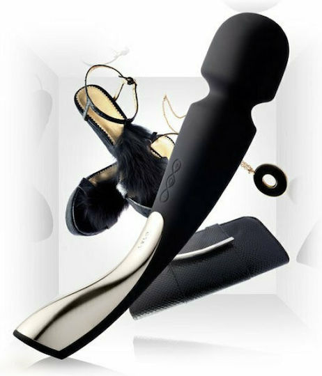 Lelo Smart Wand Medium Vibrator Massage 22cm Black
