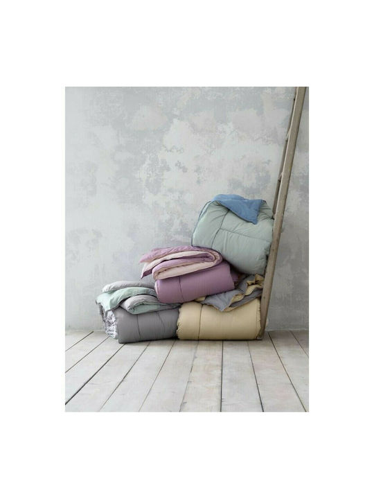 Nima Quilt Queen 240x260cm Abalone Gray / Mint