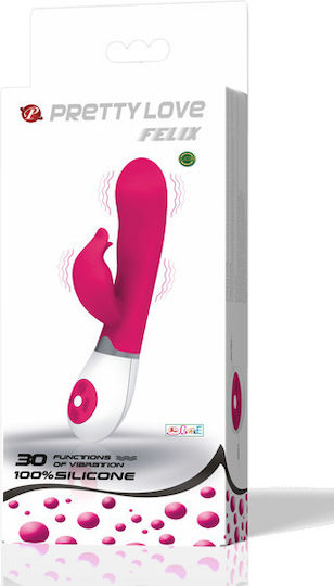 Pretty Love Felix Vibrator Rabbit 20.5cm Purple