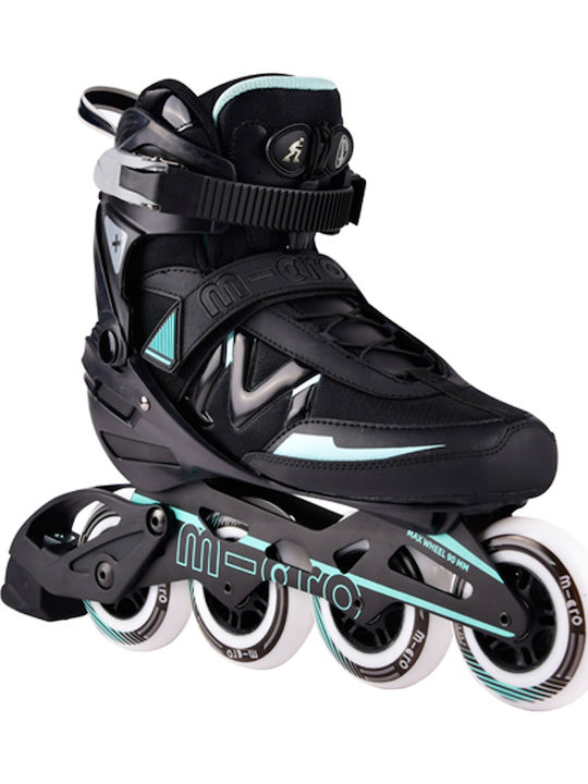 Micro Mood Inline Rollers Μαύρα Ενηλίκων