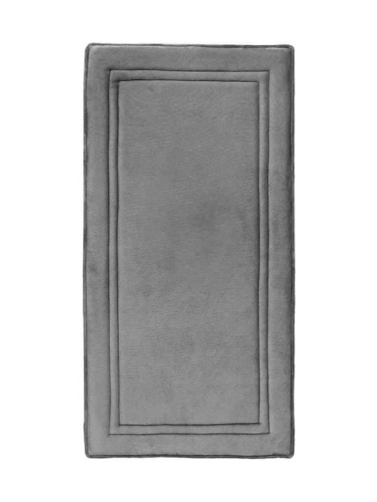 Guy Laroche Softy Modern Velvet Bedroom Rugs Set Charcoal 1176086219000 3pcs