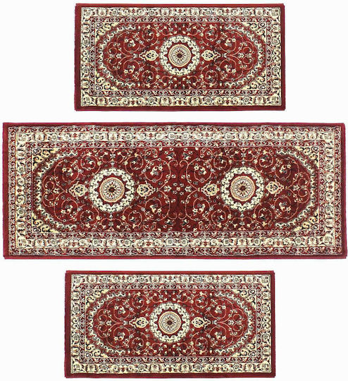 Balsan 9209 Schlafzimmer-Teppichsets Fokus Klassisch Rote 9209 2Stücke