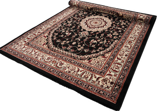 Polcarpet 9209 Set Covoare pentru dormitor Focus Negru 3buc