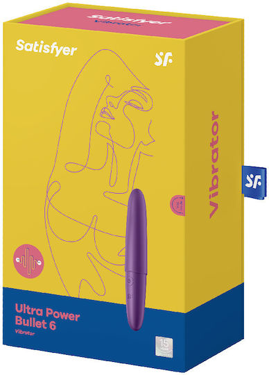 Satisfyer Ultra Power Bullet 6 Mini Δονητής Bullet 12.5cm Μωβ