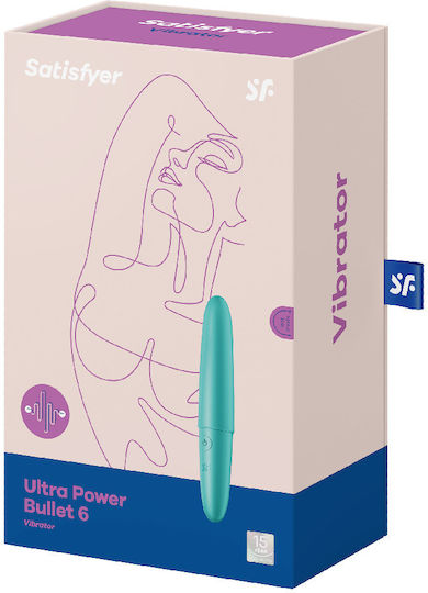 Satisfyer Ultra Power Bullet 6 Mini Vibrator Bullet 14cm Türkis