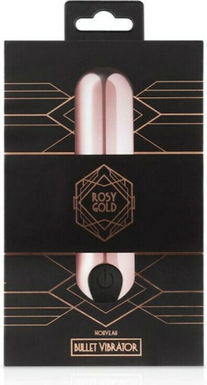 Rosy Gold New Bullet Vibrator Mini Δονητής Bullet 7.5cm Rose Gold