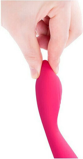 Svakom Iris Clirotal Silicone Vibrator Mini Κλειτοριδικός Δονητής 18cm Red